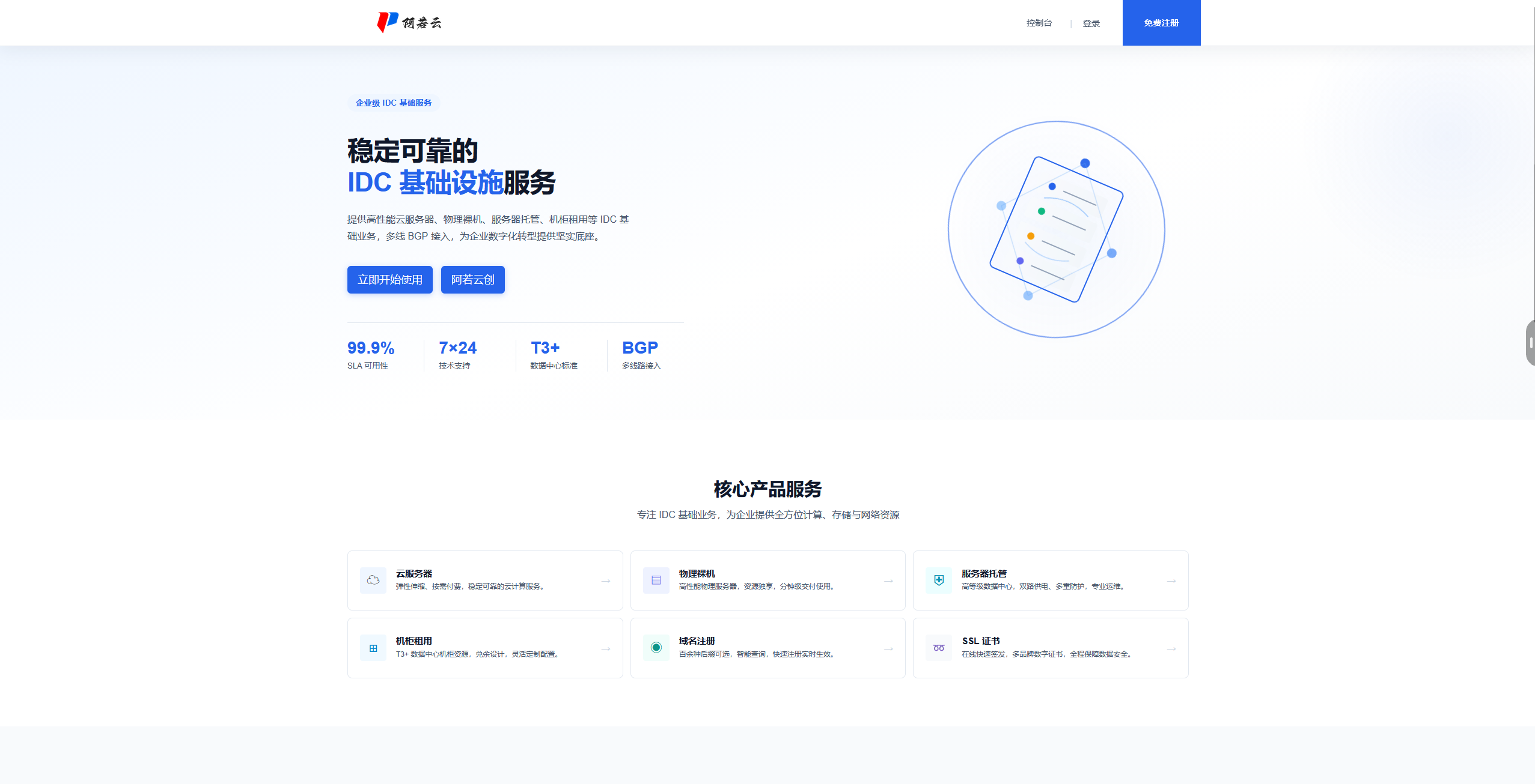 魔方业务web主题免费下载